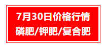 【掌郎播报】7月30日磷肥、钾肥、复合肥价格行情